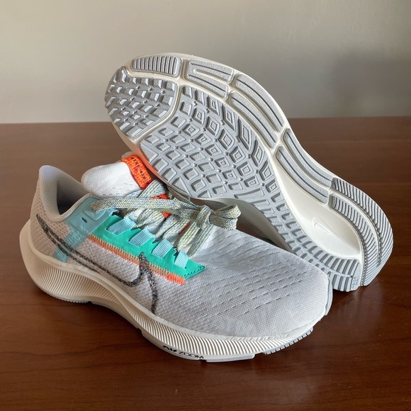 Nike Air Zoom Pegasus 38 MFS Running Shoes Summit White DC4566-100 W sz6 no box